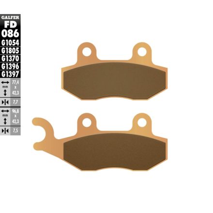 Galfer Placute Frana Sintered Atv Fd086G1397