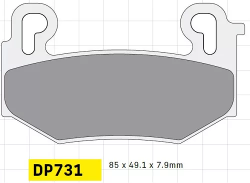 Plăcuțe frână DP Brakes sinterizate DP731