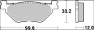 Plăcuțe frână Brembo sinterizate XS spate 07052XS