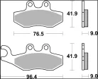 Plăcuțe frână Brembo sinterizate XS față/spate 07056XS