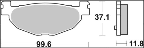 Plăcuțe frână Brembo sinterizate XS spate 07059XS