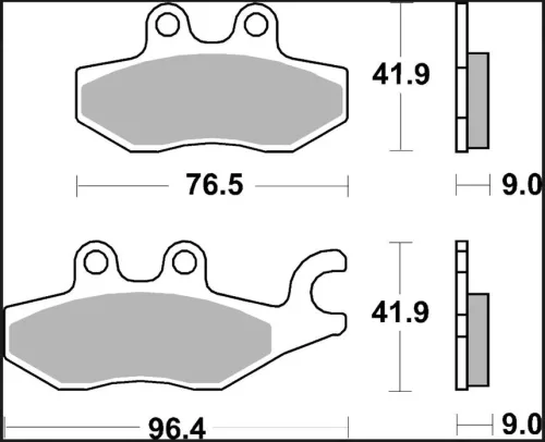 Plăcuțe frână Brembo sinterizate XS față/spate 07060XS