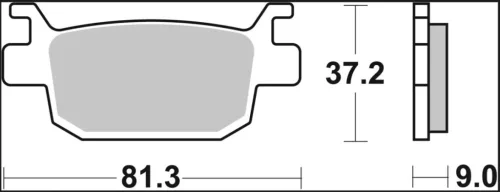 Plăcuțe frână Brembo sinterizate XS spate 07064XS
