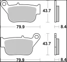 Plăcuțe frână Brembo sinterizate XS spate 07109XS