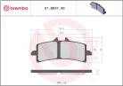 Plăcuțe frână Brembo sinterizate față 07BB3796