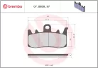 Plăcuțe frână Brembo sinterizate față/spate 07BB3897