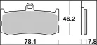 Plăcuțe frână Brembo sinterizate SA față 07GR06SA