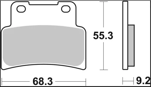 Plăcuțe frână Brembo sinterizate față 07GR77LA