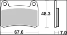 Plăcuțe frână Brembo sinterizate SA față 07GR83SA