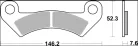 Plăcuțe frână Brembo sinterizate SD față 07GR85SD