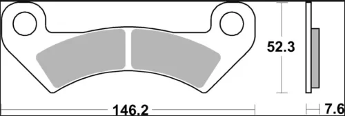 Plăcuțe frână Brembo sinterizate SD față 07GR85SD