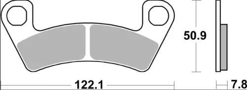 Plăcuțe frână Brembo sinterizate SD față 07GR87SD