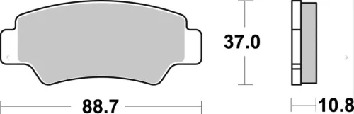 Plăcuțe frână Brembo sinterizate SD spate 07KS09SD
