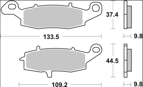 Placute-frana-BREMBO-Sinter-Spate-Road-07SU16SP
