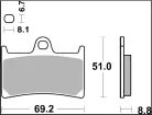 Placute-frana-BREMBO-Sinter-Fata-Road-07YA23SA