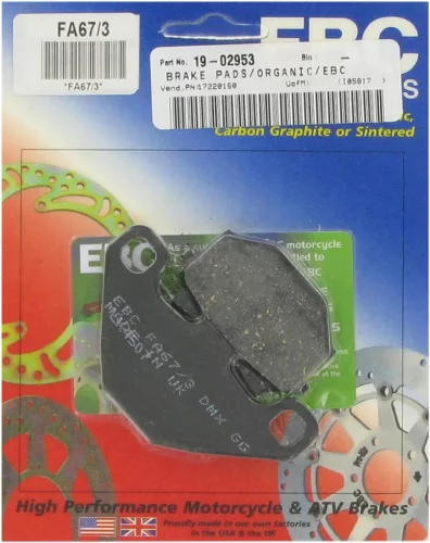 Placute Frana Fa Series Organic Ebc Fa067/3