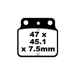 Plăcuțe frână off-road EBC FA137TT