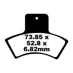 Plăcuțe frână off-road EBC FA270TT