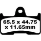 Plăcuțe frână off-road EBC FA344TT