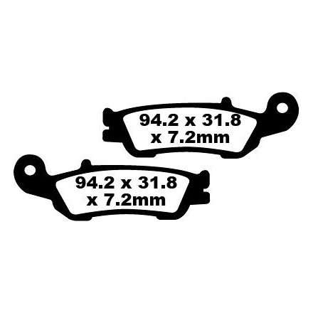 Placute Frana Carbon Ebc Fa450Tt Fata