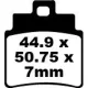 Plăcuțe frână organice EBC SFA355/4