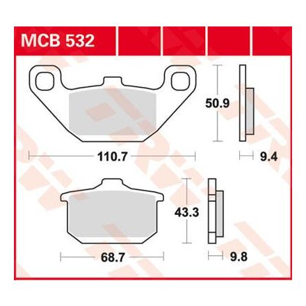 Placute-Frana-Standard-Trw-Mcb532-Fata