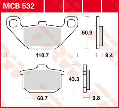 Placute-Frana-Standard-Trw-Mcb532-Fata