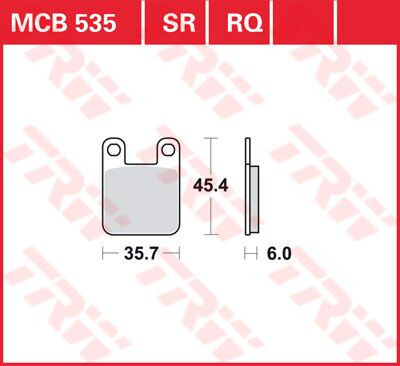 Placute-Frana-Standard-Trw-Mcb535-Fata-Spate