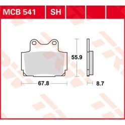 Placute-Frana-Standard-Trw-Mcb541-Spate