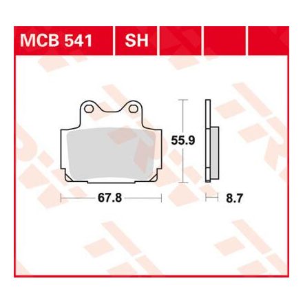 Placute-Frana-Standard-Trw-Mcb541-Spate