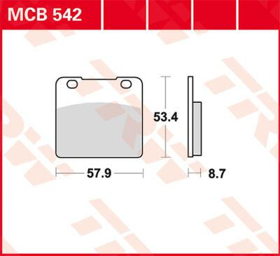 Placute-Frana-Standard-Trw-Mcb542-Spate