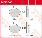 Trw Placute Frana Mcb548 Mcb548