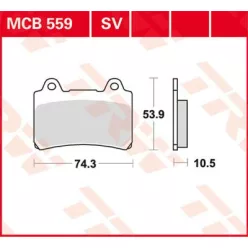 Placute-Frana-Standard-Trw-Mcb559-Fata