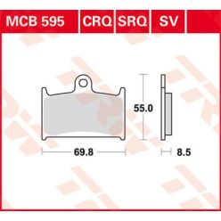 Placute-Frana-Standard-Trw-Mcb595-Fata