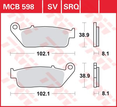 Placute-Frana-Standard-Trw-Mcb598-Fata