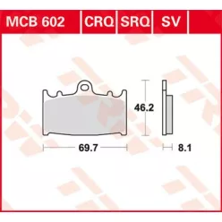 Placute-Frana-Standard-Mcb602