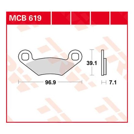 Trw Placute Frana Mcb619 Mcb619