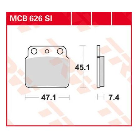 Placute-Frana-Sinter-Si-Trw-Mcb626Si-Spate