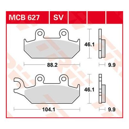 Placute-Frana-Standard-Trw-Mcb627-Fata