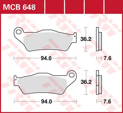 Placute-Frana-Standard-Trw-Mcb648-Fata