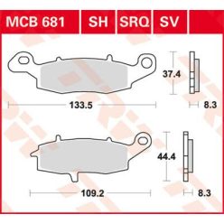Placute-Frana-Standard-Trw-Mcb681-Fata-Dreapta