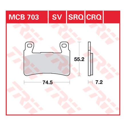 Placute-Frana-Standard-Trw-Mcb703