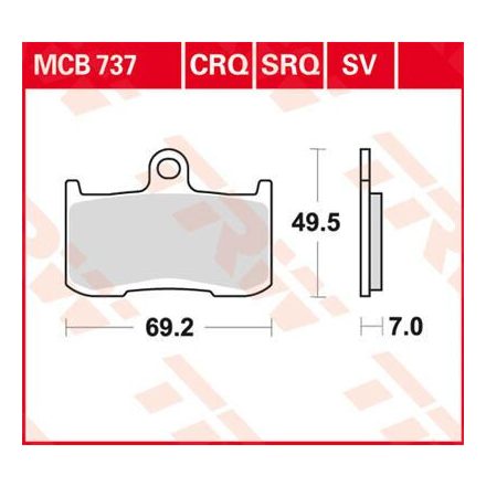 Placute-Frana-Standard-Trw-Mcb737