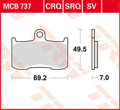 Placute-Frana-Standard-Trw-Mcb737