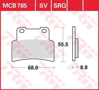 Placute-Frana-Standard-Trw-Mcb785-Fata