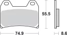 Plăcuțe frână ceramice SBS 706HS