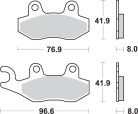 Placute Frana Sint Rear 611Ls