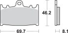 Sbs Placute Frana Sint Fr 631Hs