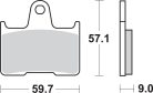 Sbs Placute Frana Sint Rear 765Ls