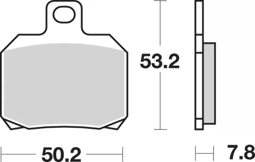 Plăcuțe frână ceramice SBS 730LS